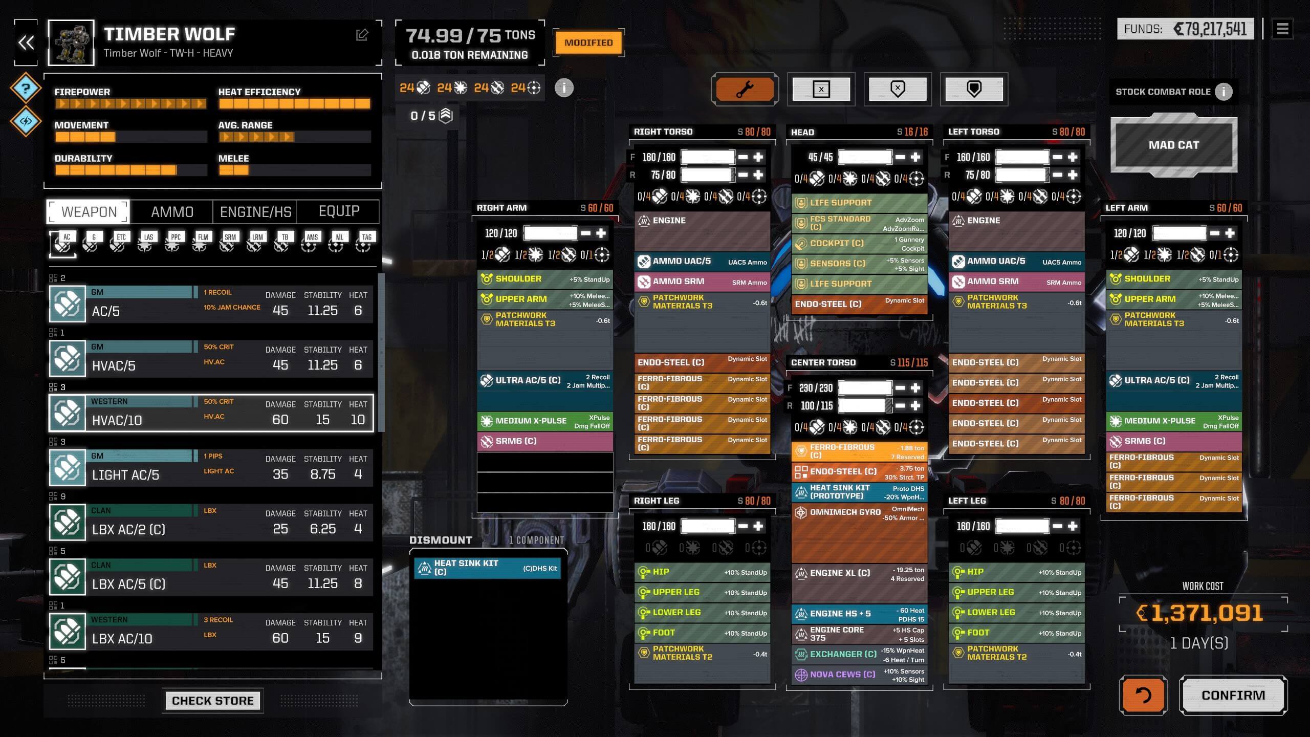 best balistic dmg mech build mech warrior