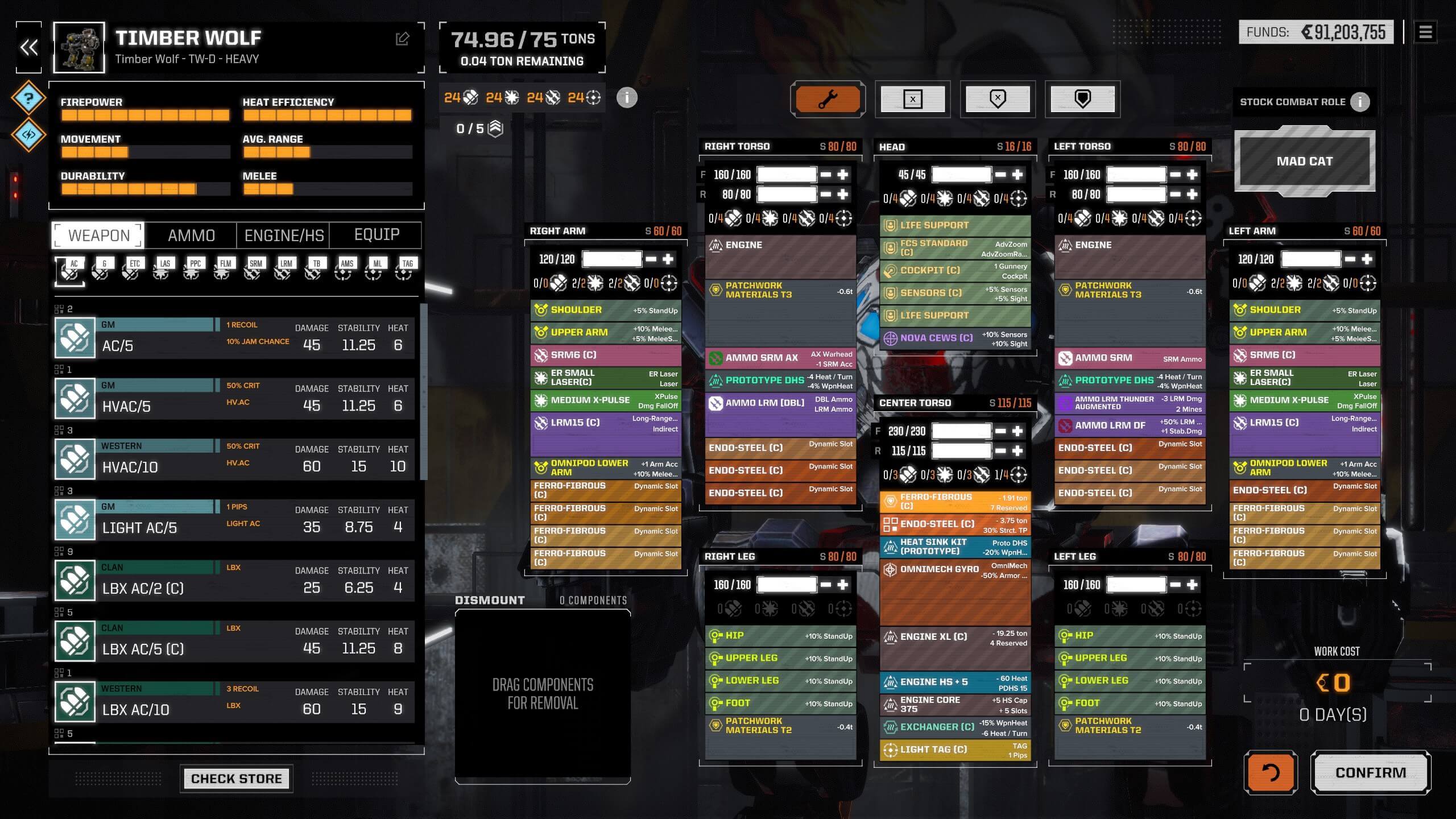 Damage brawler heavy mech build