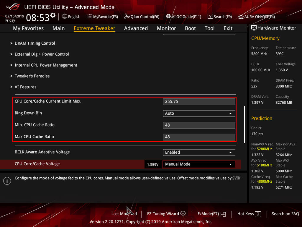 Overclock Settings - Page 5