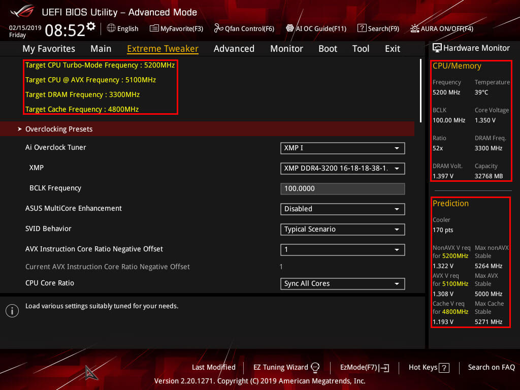 ASUS Maximus Hero XI UEFI BIOS Prediction