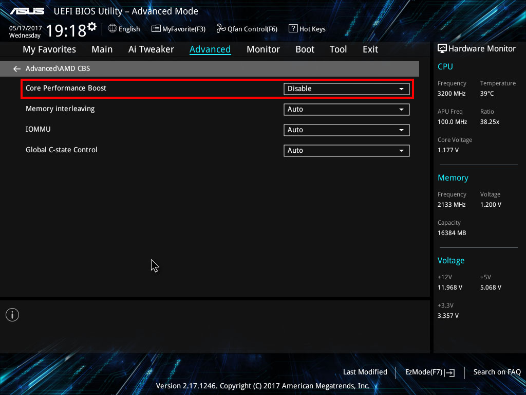 Настройка bios процессора amd