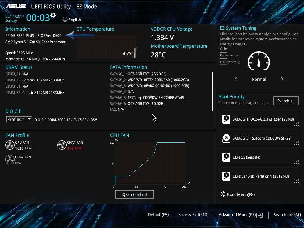 Ryzen 5 1600 online 3.20 ghz